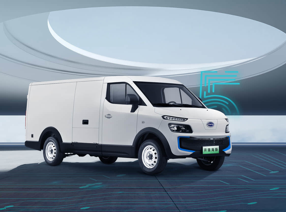 mais recente caso da empresa sobre DFSK lança o Kairui Dolphin EV 2023: uma nova era nos veículos elétricos comerciais